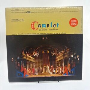 Camelot‎ Original Broadway Cast Vinyl LP Richard Burton Julie Andrews KOS 2031